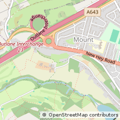 Map of Huddersfield