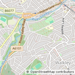 Map of Sheffield