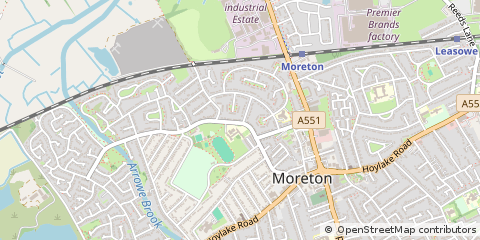 Map of Wirral