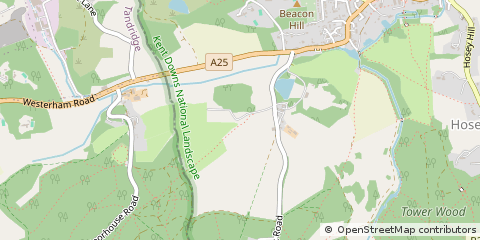 Map of Westerham