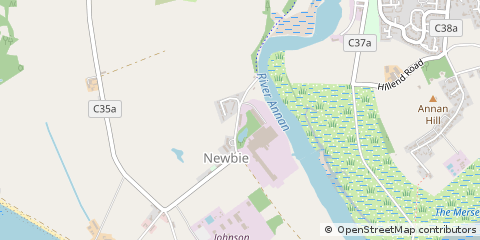 Map of Annan, Dumfriesshire