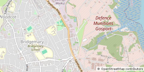 Map of Gosport, Hampshire