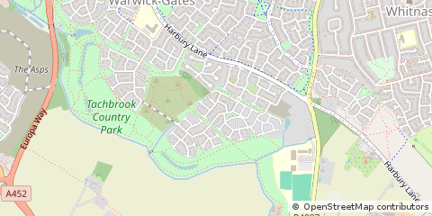 Map of Leamington SPA