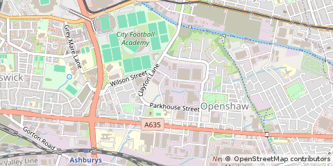 Map of Manchester