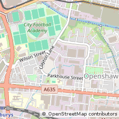 Map of Manchester