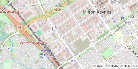 Map of Milton Keynes