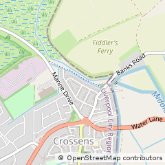 Map of Southport, Merseyside