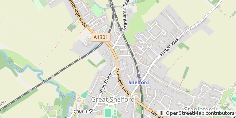 Map of Cambridge, Cambridgeshire
