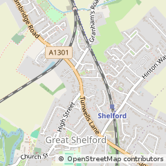 Map of Cambridge, Cambridgeshire