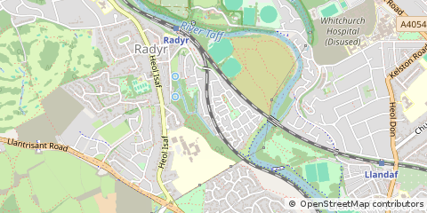 Map of Cardiff