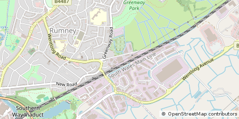 Map of Cardiff