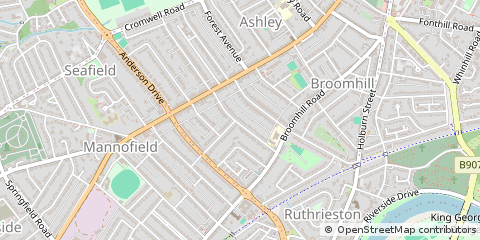 Map of Aberdeen