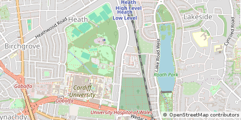 Map of Cardiff