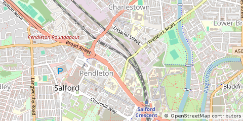 Map of Salford