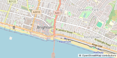 Map of Brighton