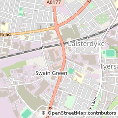 Map of Bradford, West Yorkshire