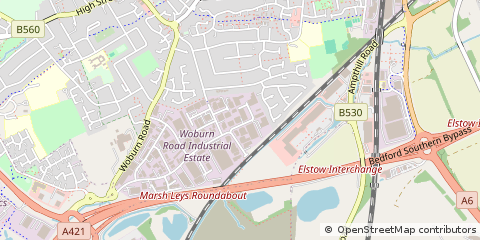 Map of Bedford