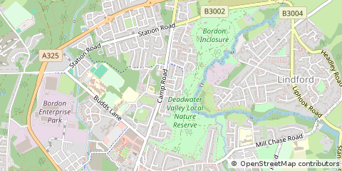 Map of Bordon