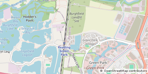 Map of Reading, Berkshire