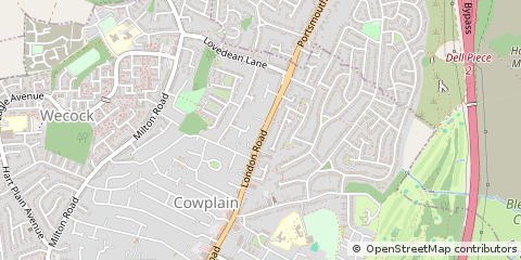 Map of Waterlooville