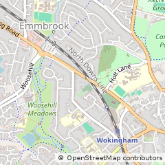 Map of Wokingham