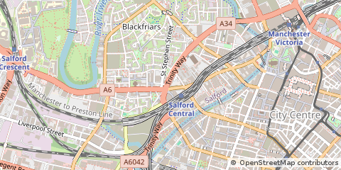 Map of Manchester