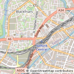 Map of Manchester