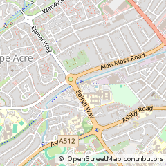 Map of Loughborough