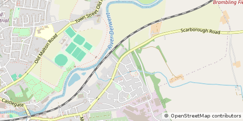 Map of Malton, North Yorkshire