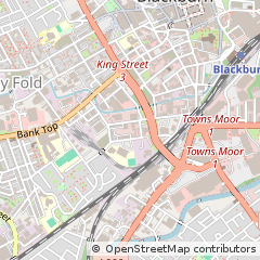 Map of Blackburn, Lancashire