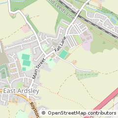 Map of East Ardsley, Wakefield