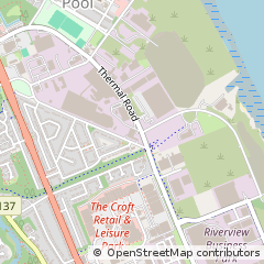 Map of Bromborough, Wirral