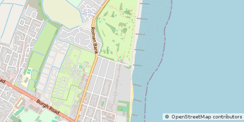 Map of Skegness, Lincolnshire