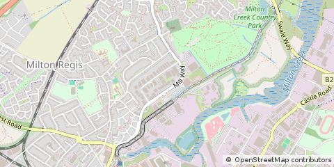 Map of Sittingbourne
