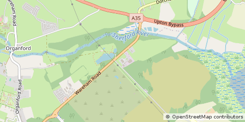 Map of Poole, Dorset