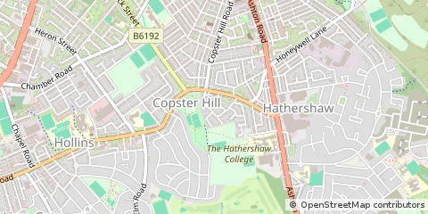 Map of Oldham