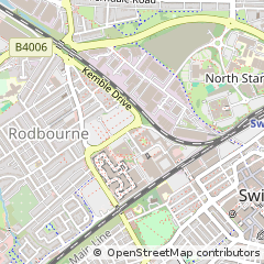 Map of Swindon, Wiltshire