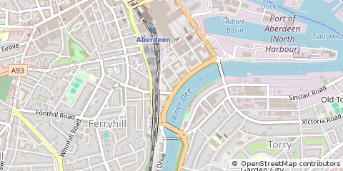 Map of Aberdeen
