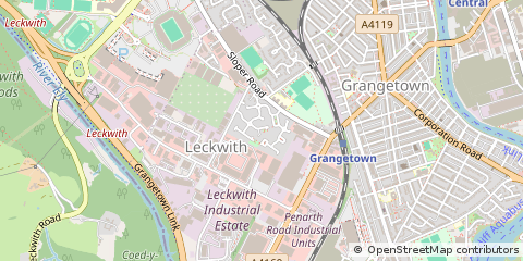 Map of Cardiff
