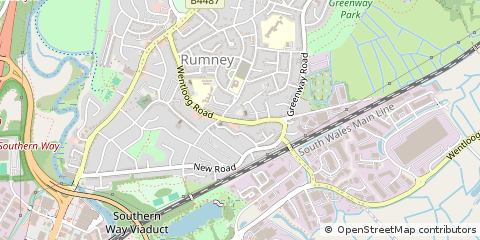 Map of Cardiff