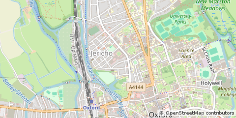 Map of Oxford