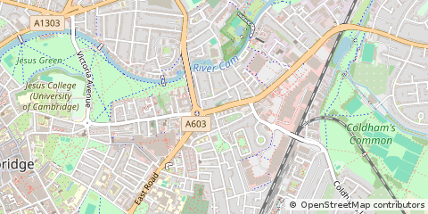 Map of Cambridge