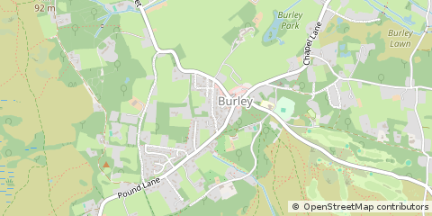 Map of Ringwood, Hampshire