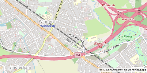 Map of Wokingham