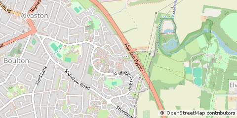 Map of Derby, Derbyshire