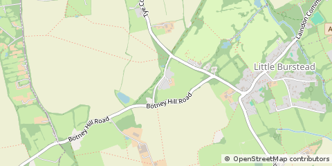 Map of Billericay, Essex