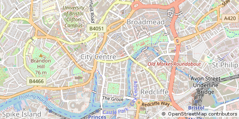 Map of Bristol