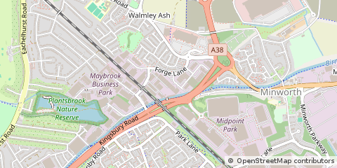 Map of Sutton Coldfield