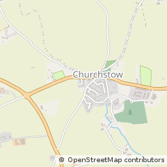 Map of Churchstow, Devon