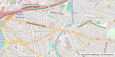 Map of Belfast